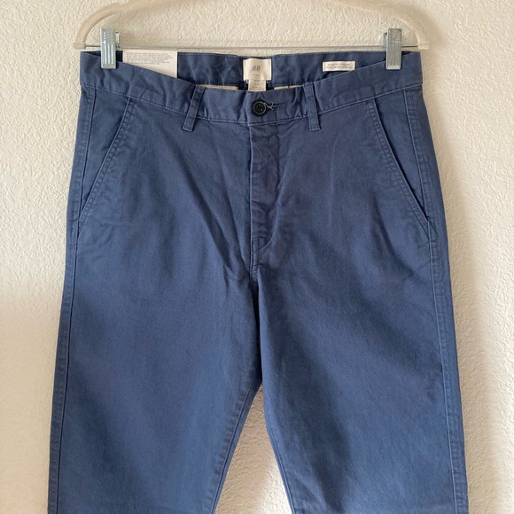 H&M L.O.G.G SKINNY FIT STRETCH COTTON CHINOS - Picture 2 of 10